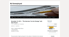 Desktop Screenshot of njunemployed.com